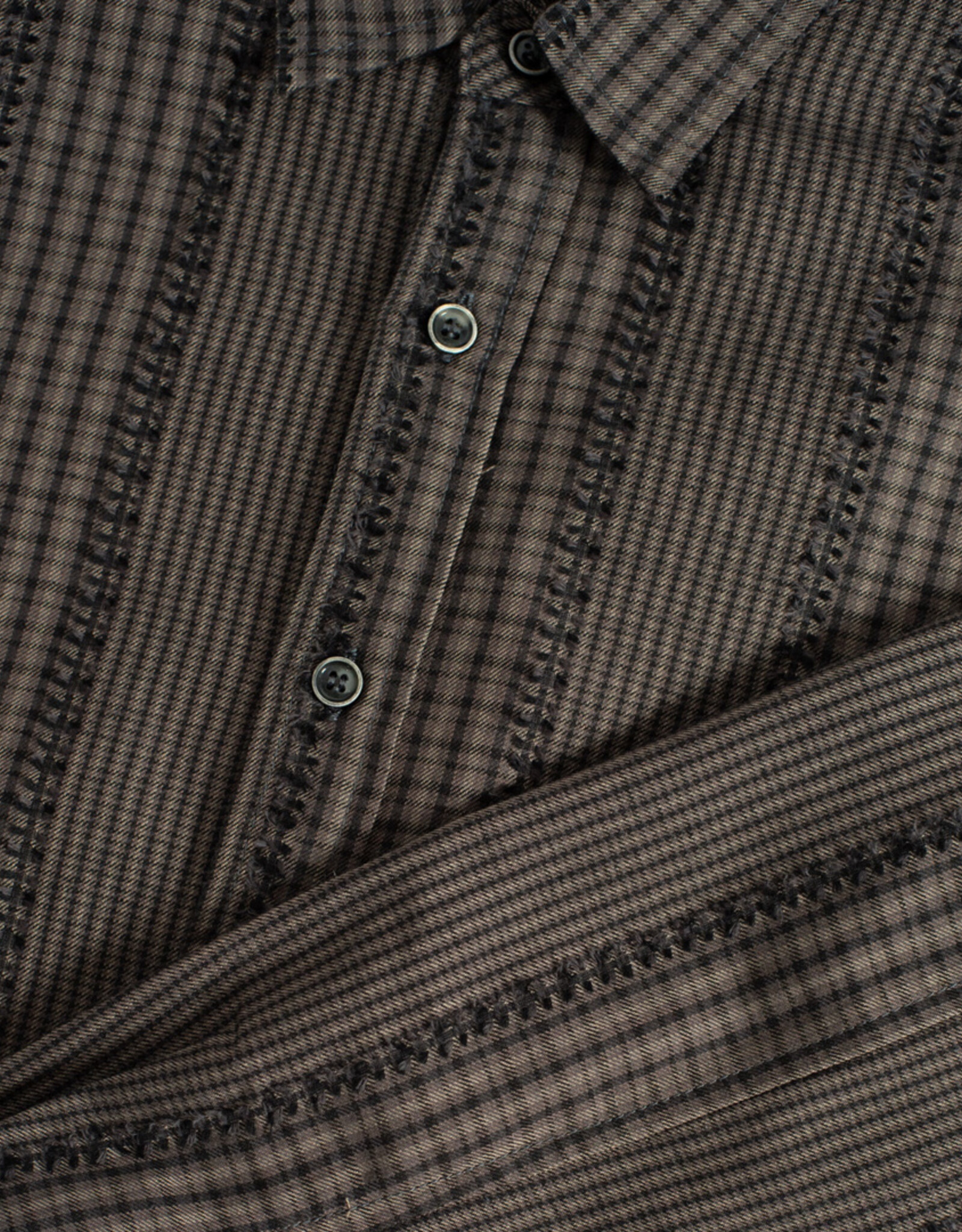 Bather - Fringe Leisure Shirt - Smoke