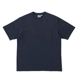 Gramicci - One point Tee Pigm Dye - Navy Pigm