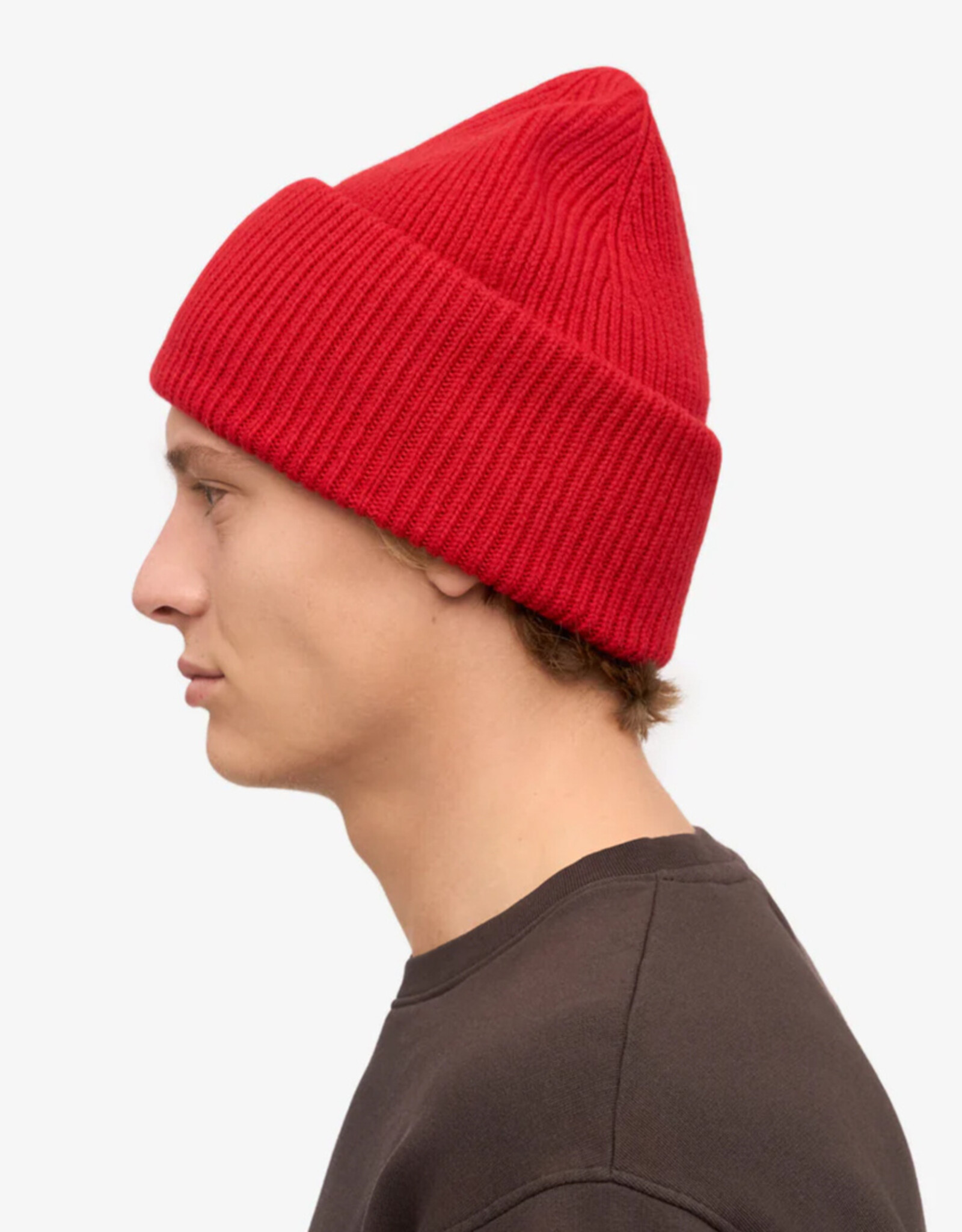 Colorful Standard - Merino Wool Hat  -  Scarlet Red