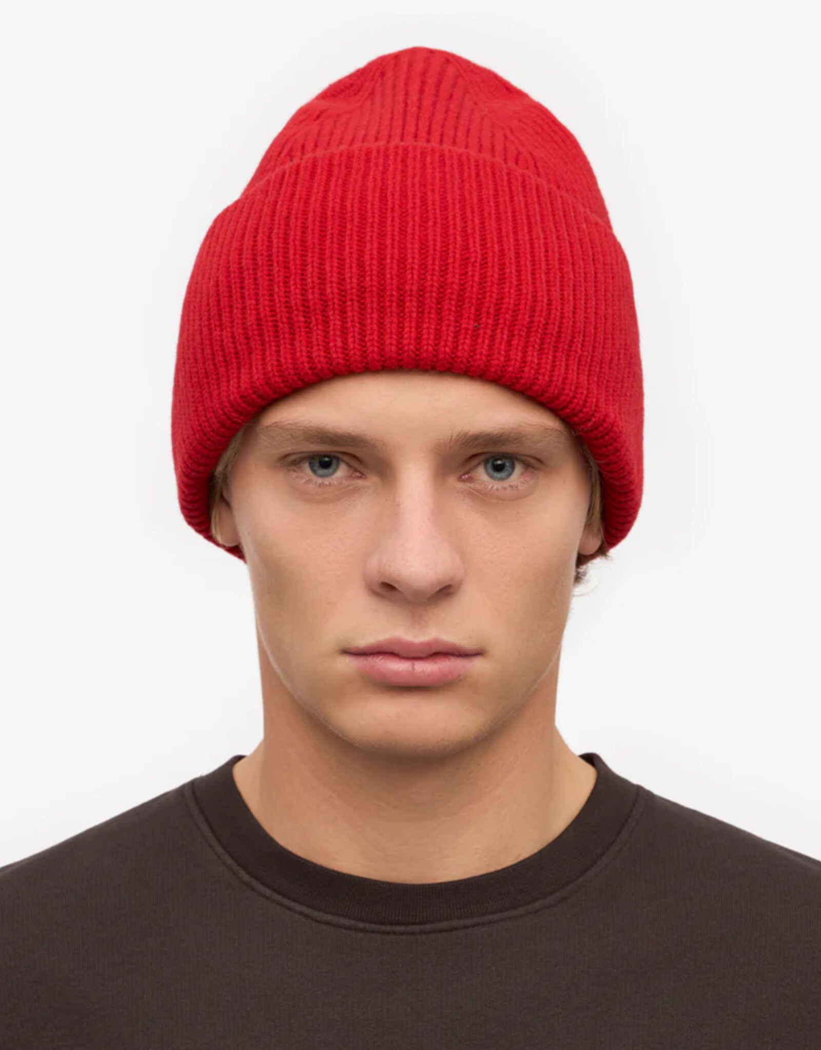 Colorful Standard - Merino Wool Hat  -  Scarlet Red