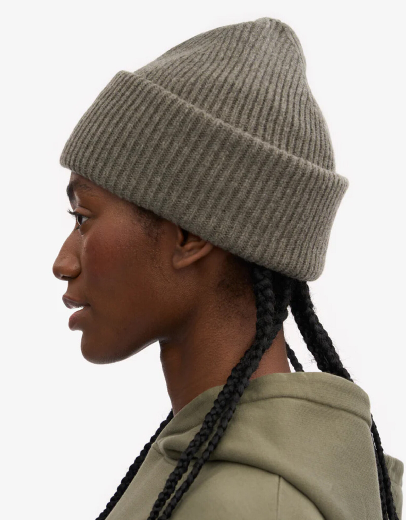 Colorful Standard - Merino Wool Hat  -  Dusty Olive