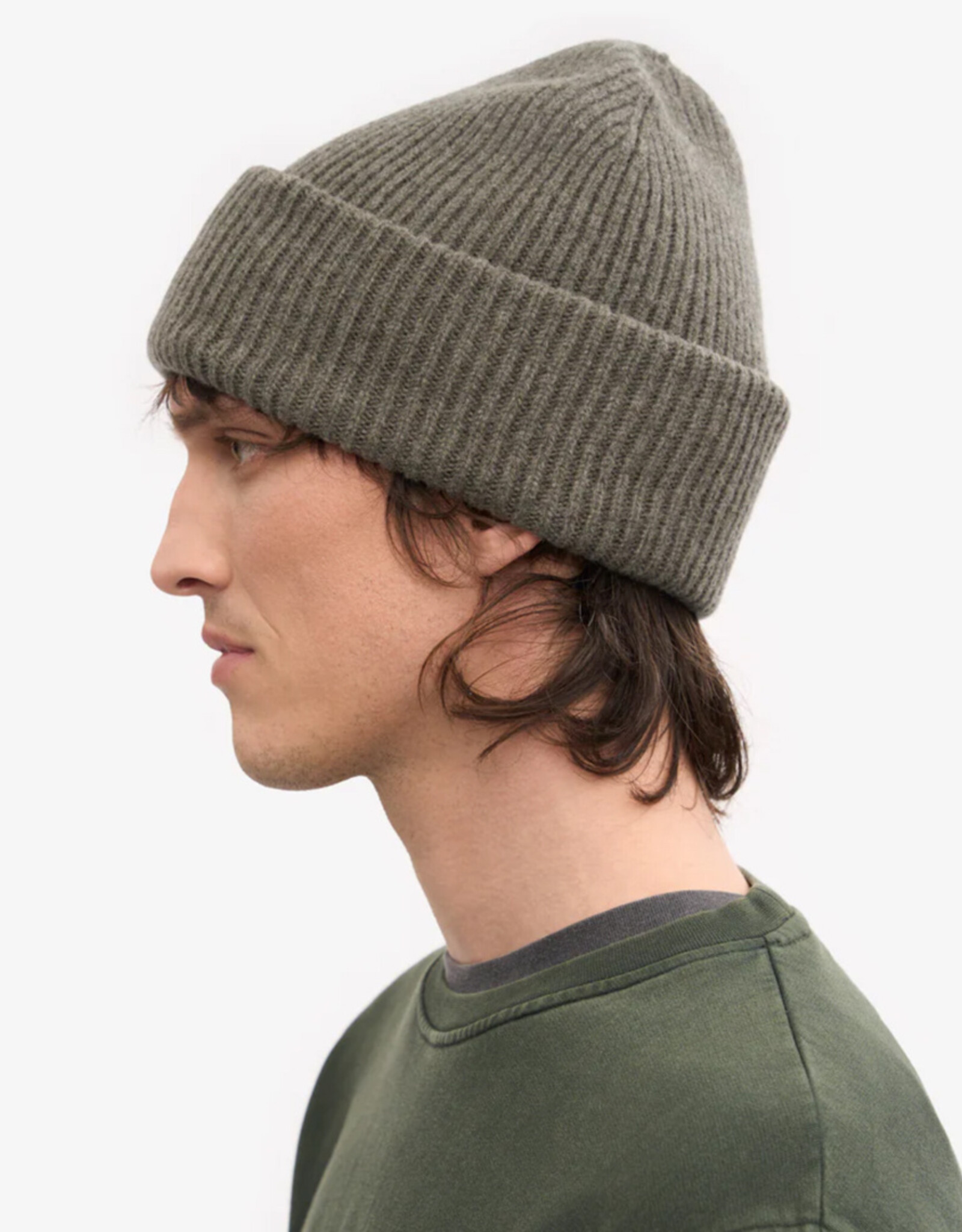 Colorful Standard - Merino Wool Hat  -  Dusty Olive