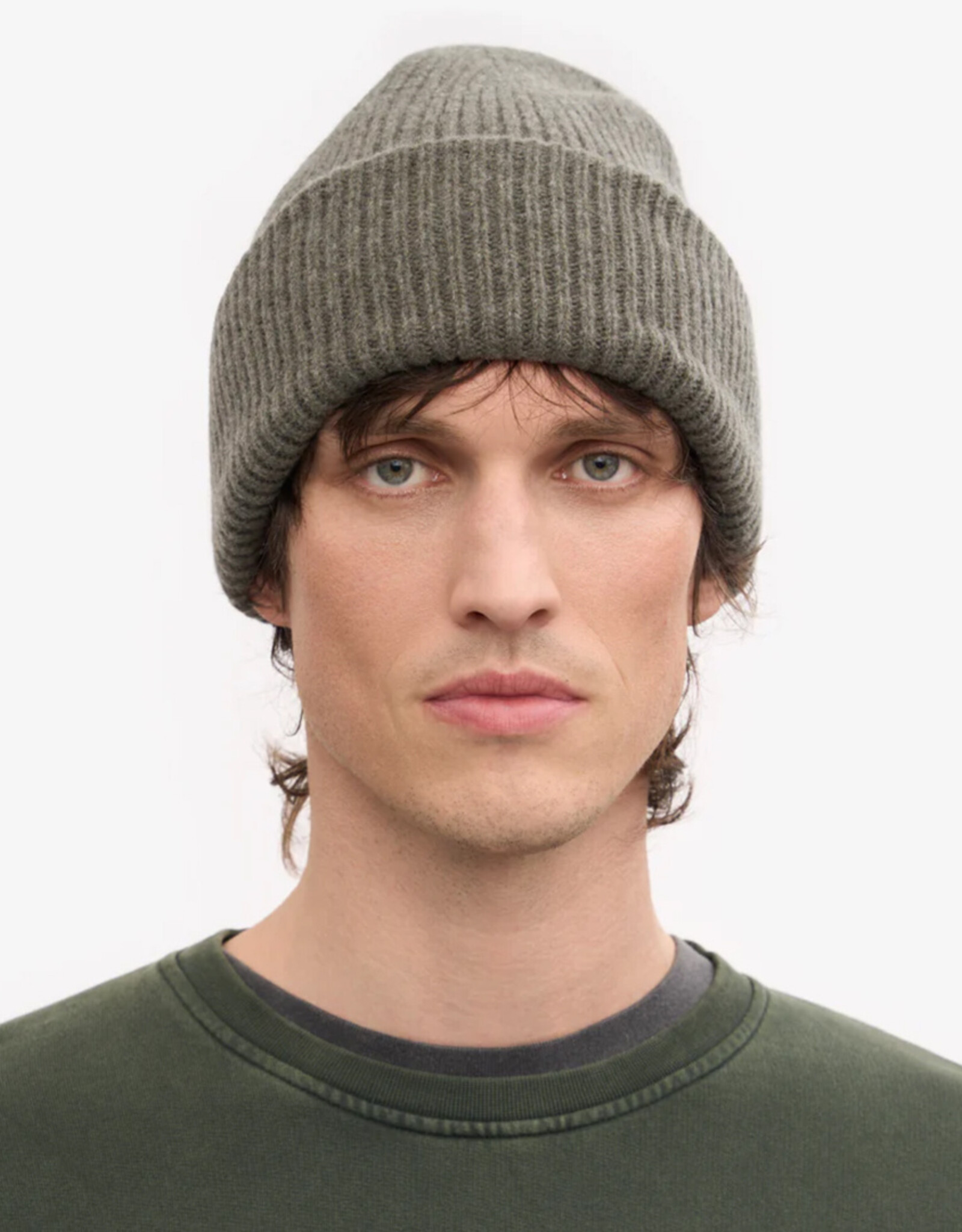 Colorful Standard - Merino Wool Hat  -  Dusty Olive