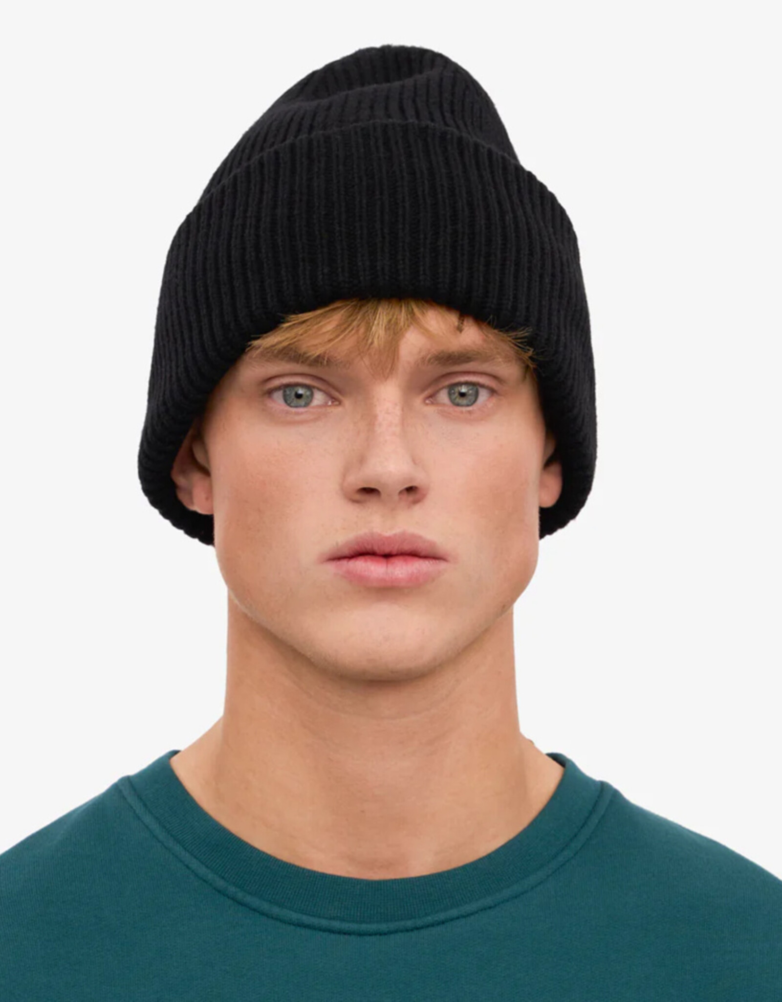 Colorful Standard - Merino Wool Hat  -  Deep Black