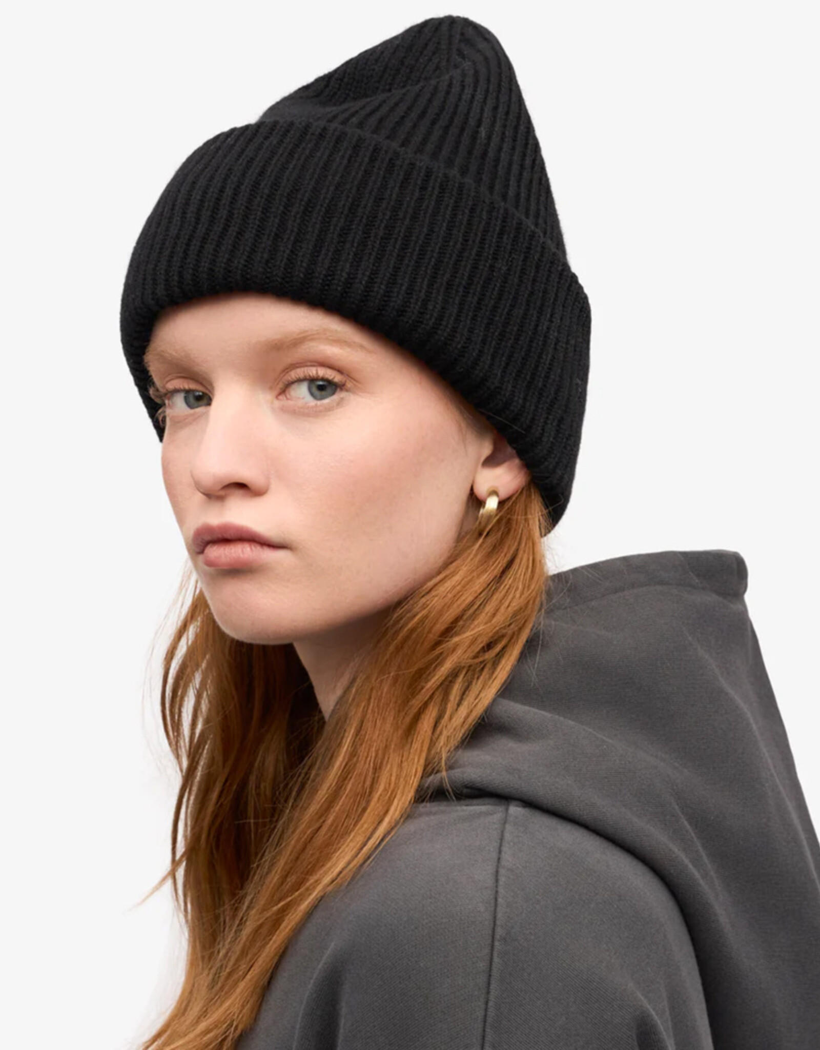 Colorful Standard - Merino Wool Hat  -  Deep Black