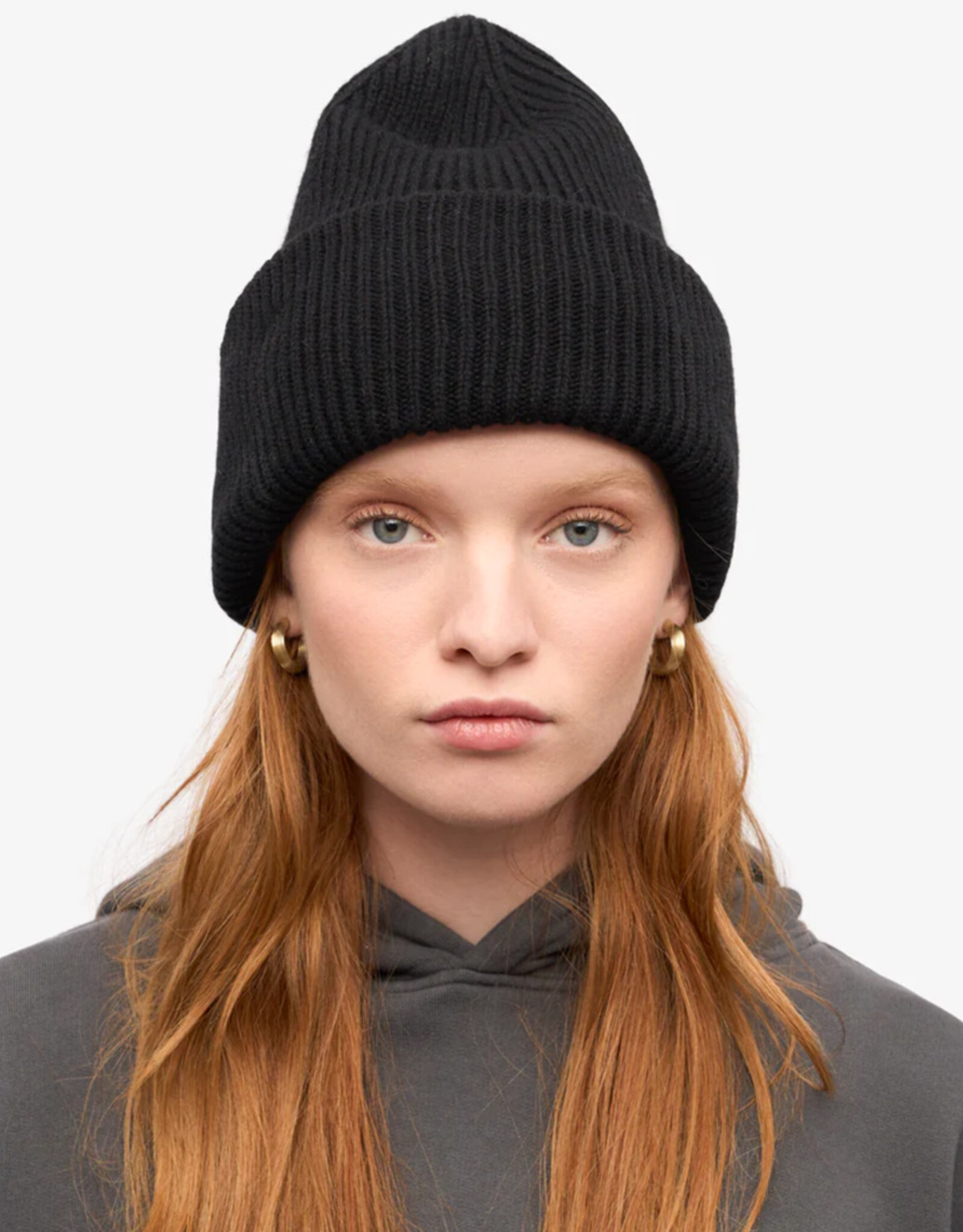Colorful Standard - Merino Wool Hat  -  Deep Black