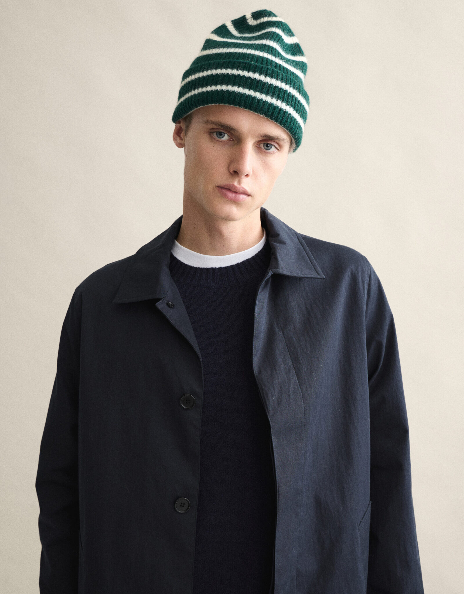 Le Bonnet - Tuque - Moss Stripe