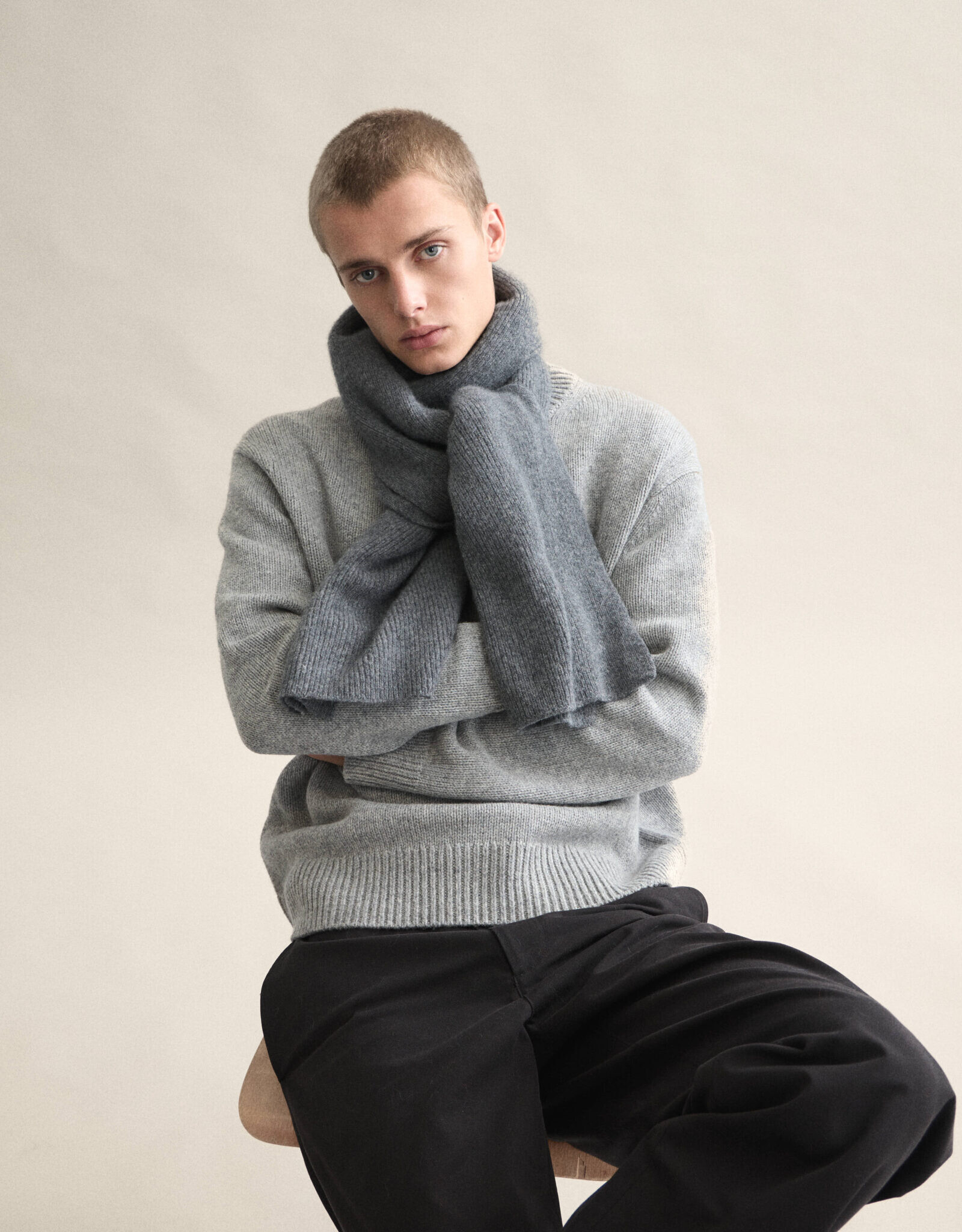 Le Bonnet - Écharpe - Slate Grey
