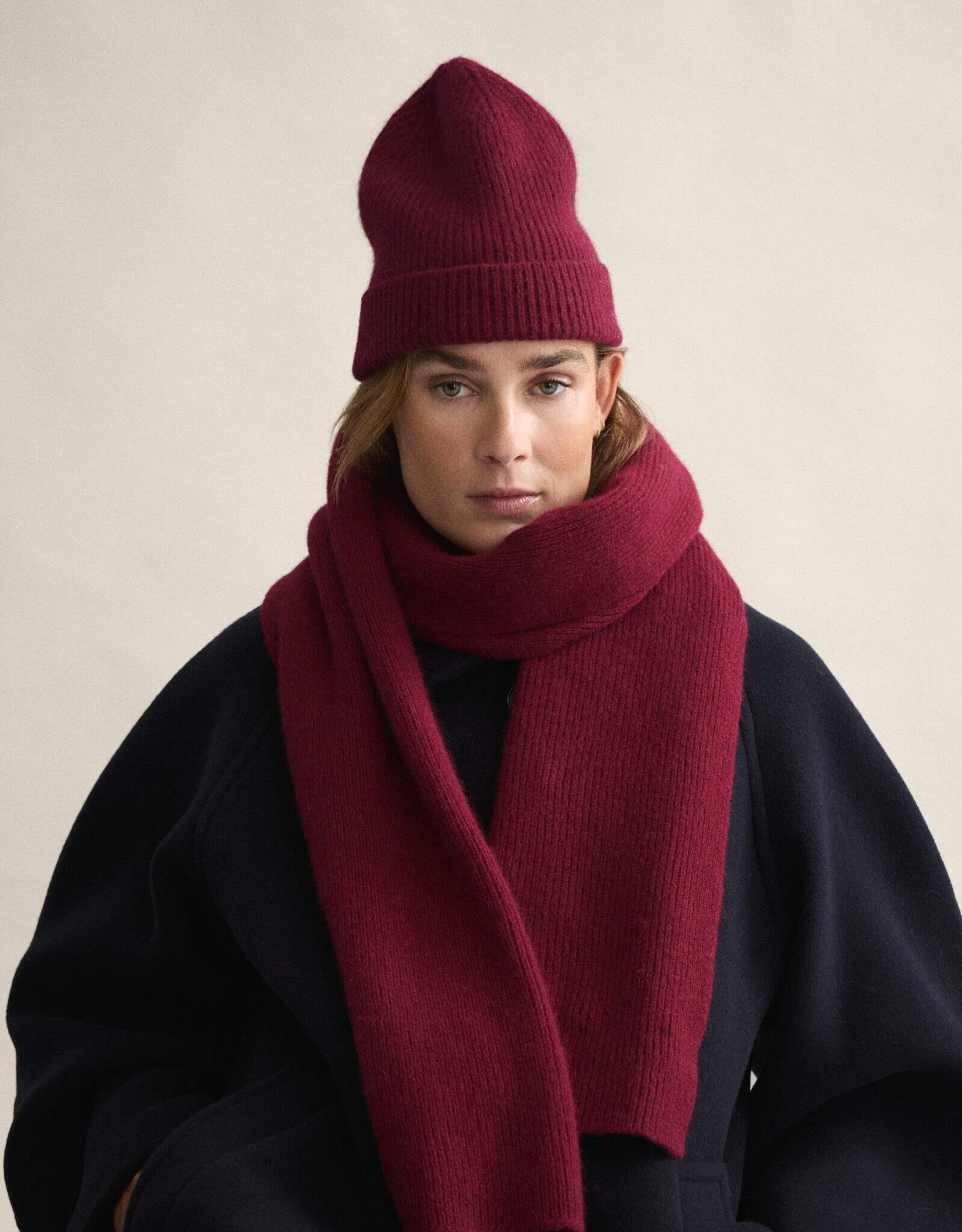 Le Bonnet - Écharpe - Wine