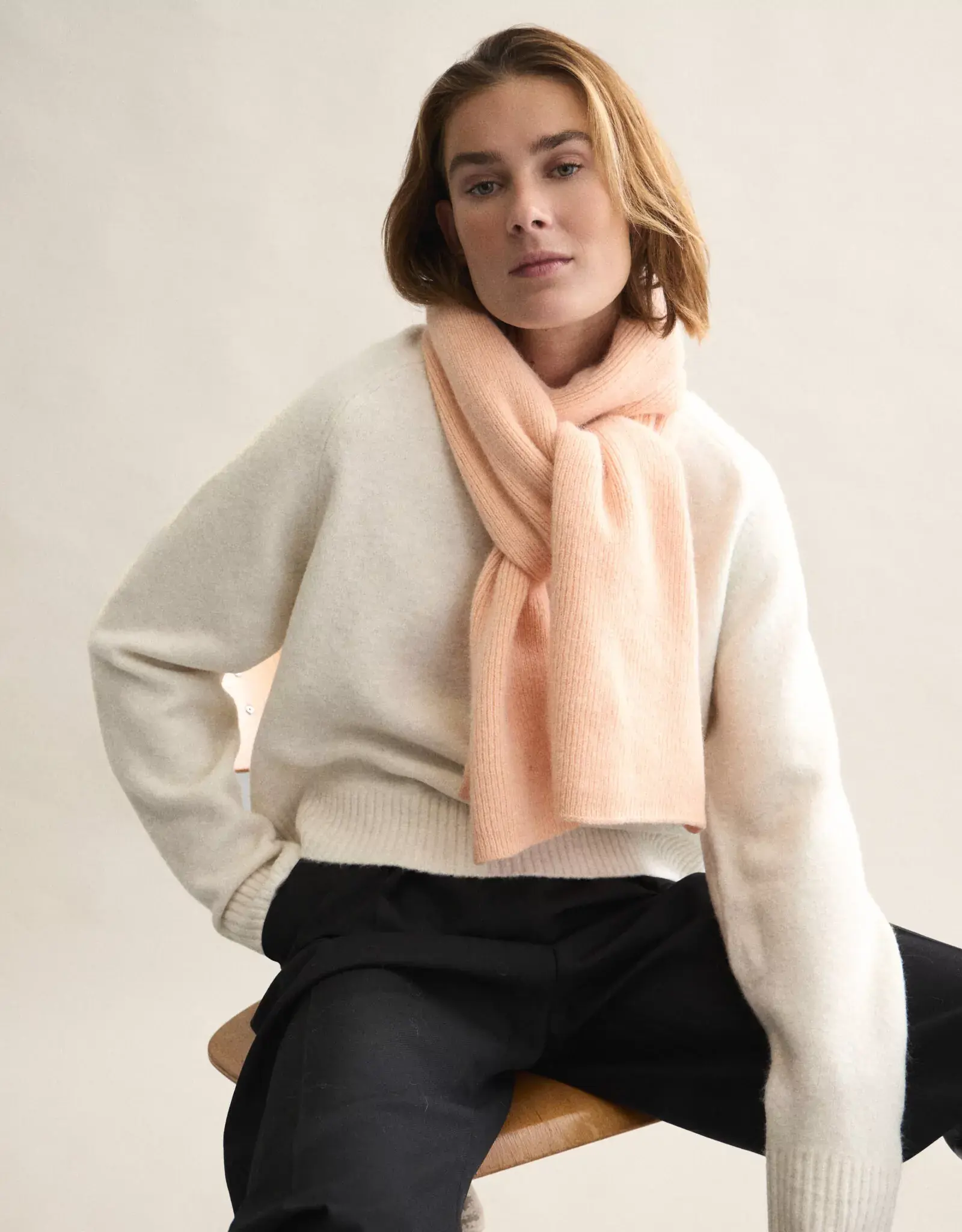 Le Bonnet - Écharpe - Peche