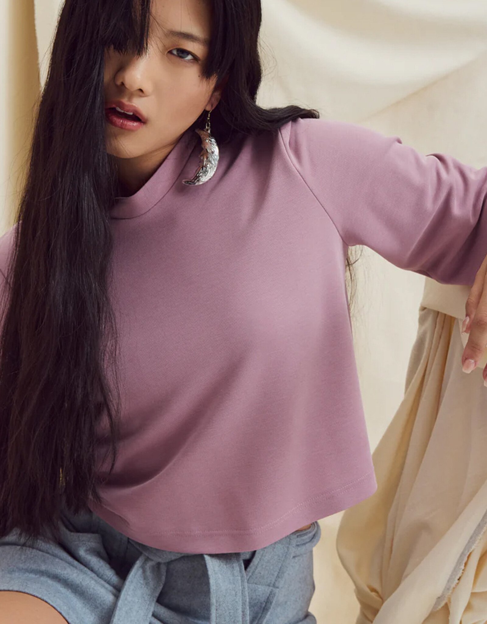 Eve Gravel - Top Iset - Dusty Pink