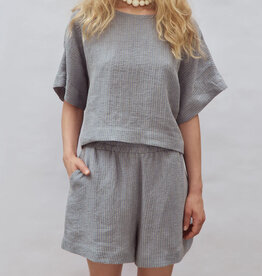 Eve Gravel - Short Conrad - Rayure Bleue