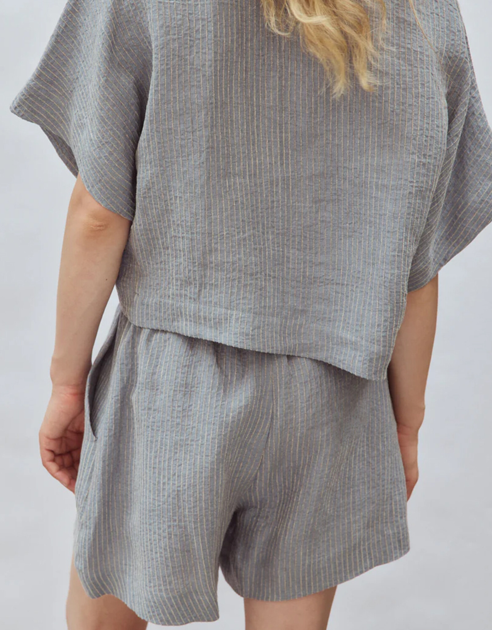 Eve Gravel - Short Conrad - Rayure Bleue
