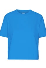 Colorful Standard - Boxy Crop Tee - Pacific Blue