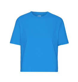 Colorful Standard - Boxy Crop Tee - Pacific Blue