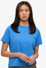 Colorful Standard - Boxy Crop Tee - Pacific Blue