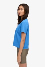 Colorful Standard - Boxy Crop Tee - Pacific Blue