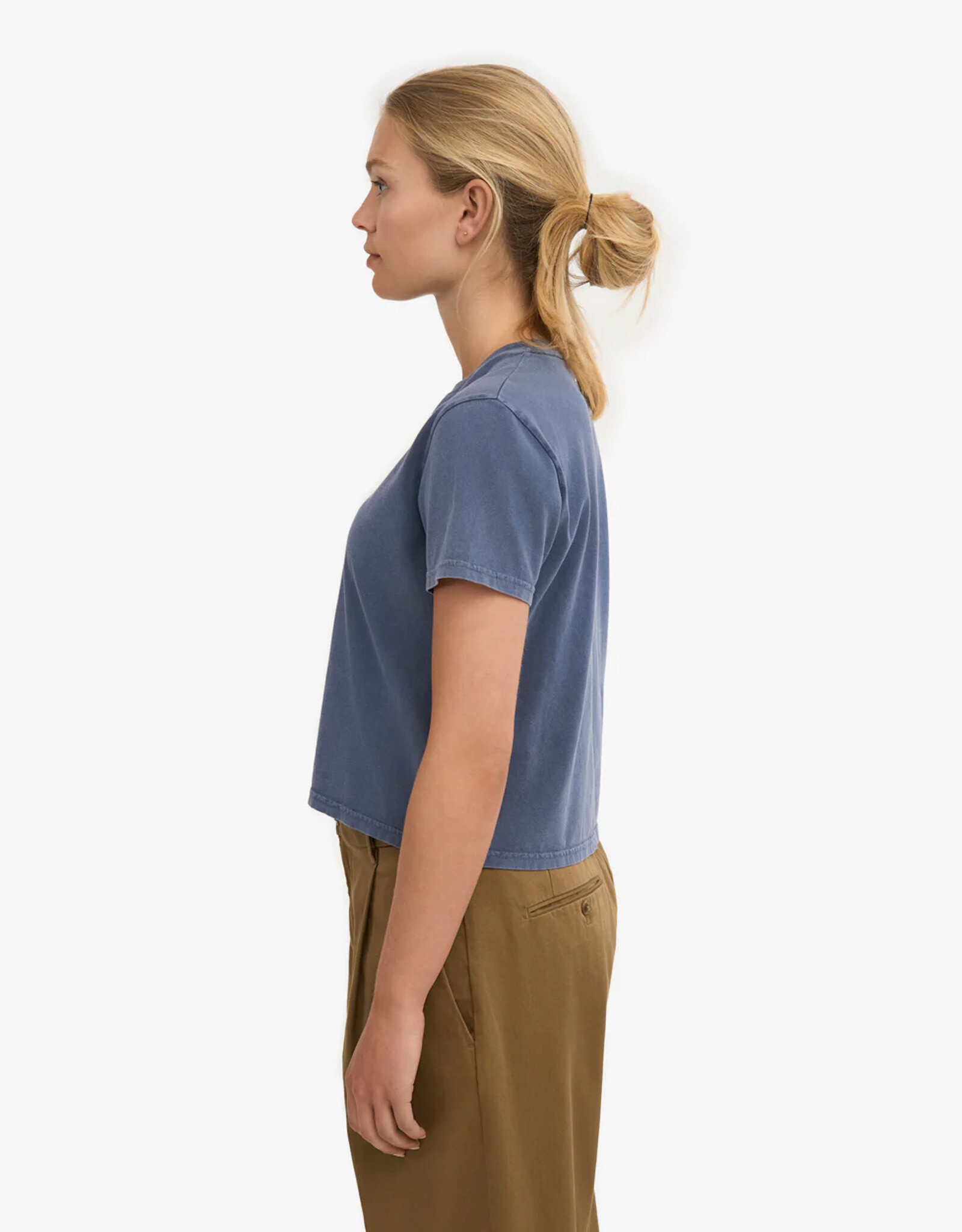 Colorful Standard - Boxy Crop Tee - Neptune Blue