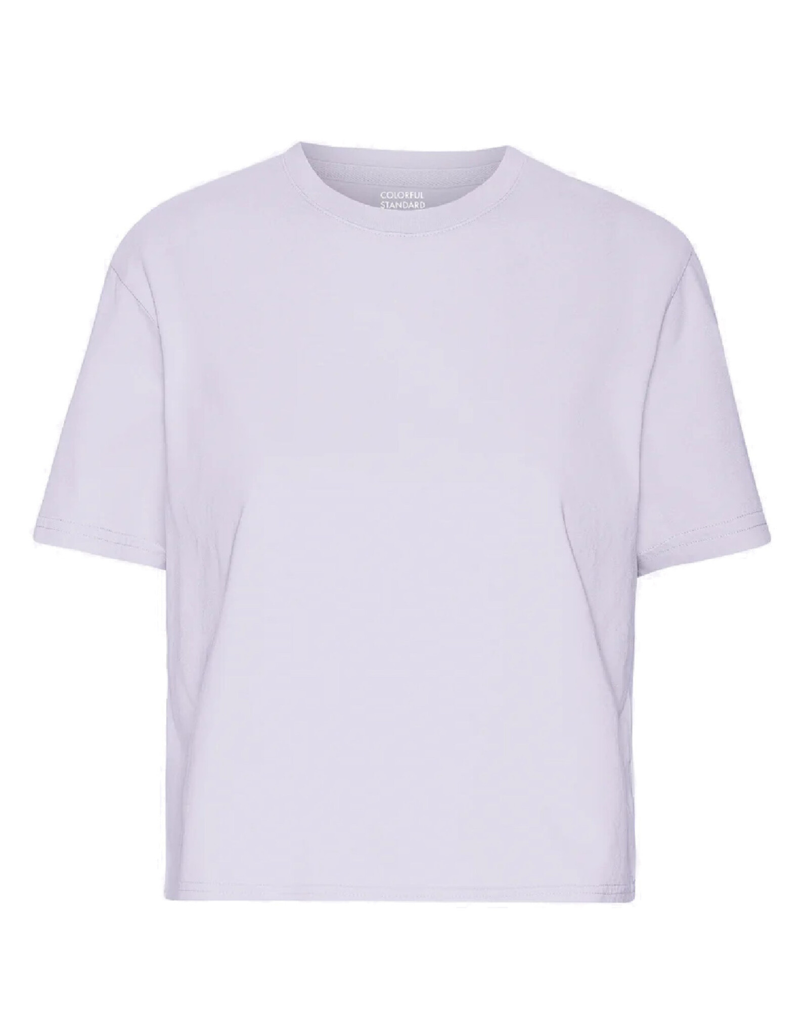 Colorful Standard - Boxy Crop Tee - Soft Lavender