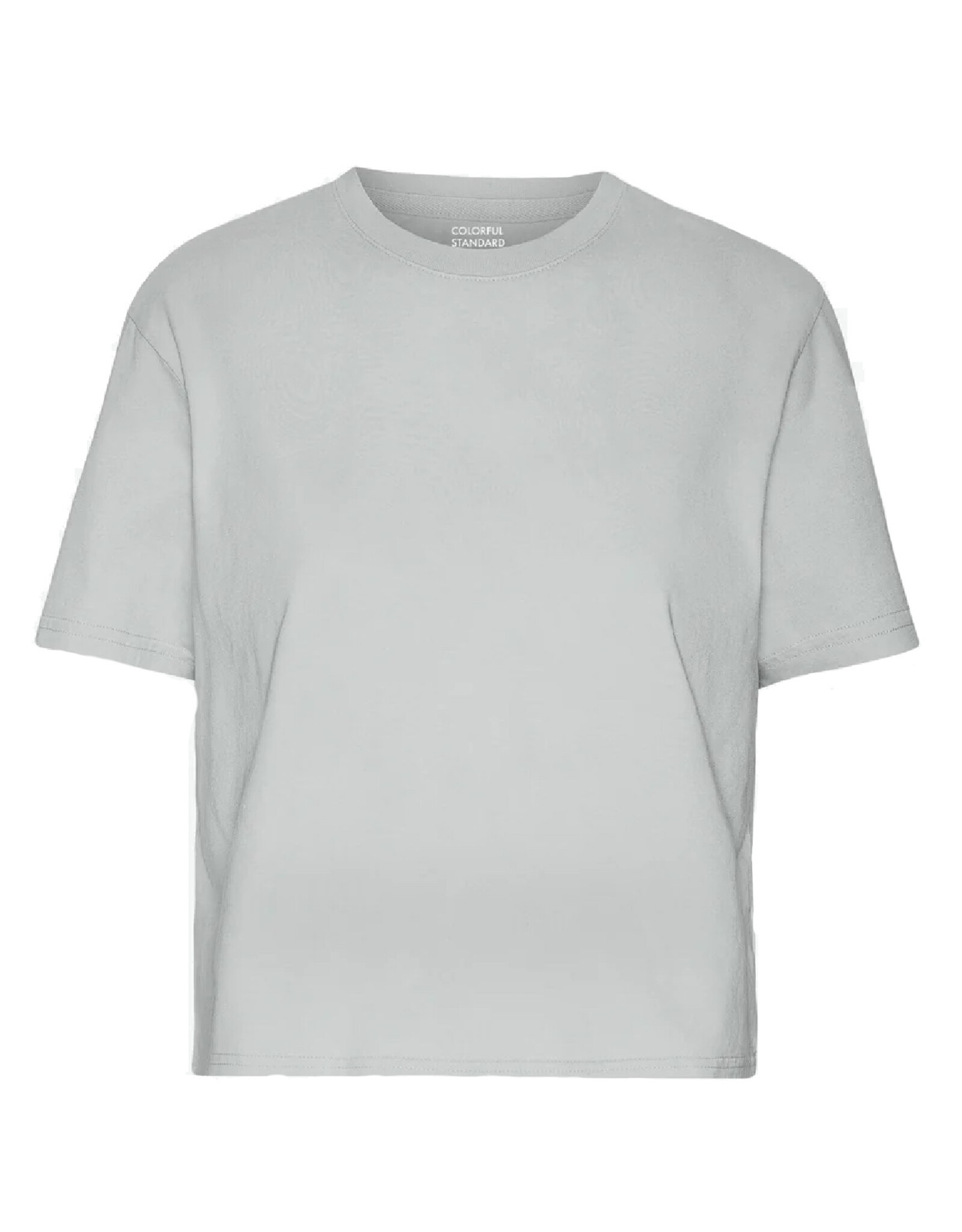 Colorful Standard - Boxy Crop Tee - Faded Grey