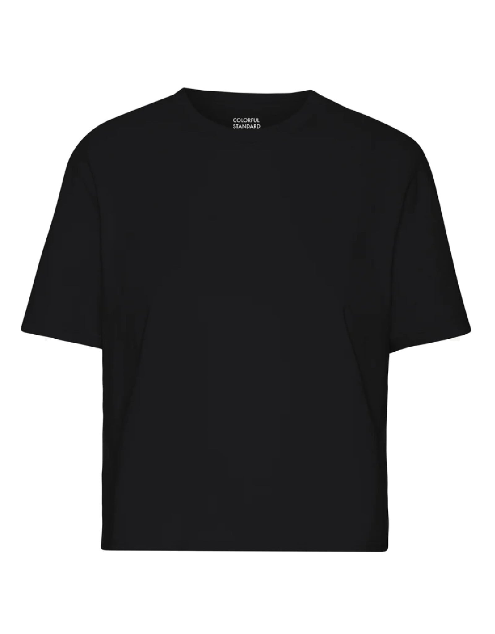 Colorful Standard - Boxy Crop Tee - Deep Black