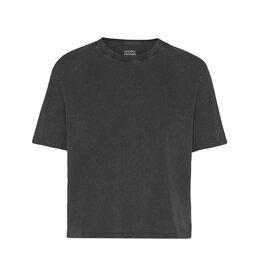 Colorful Standard - Boxy Crop Tee - Faded Black