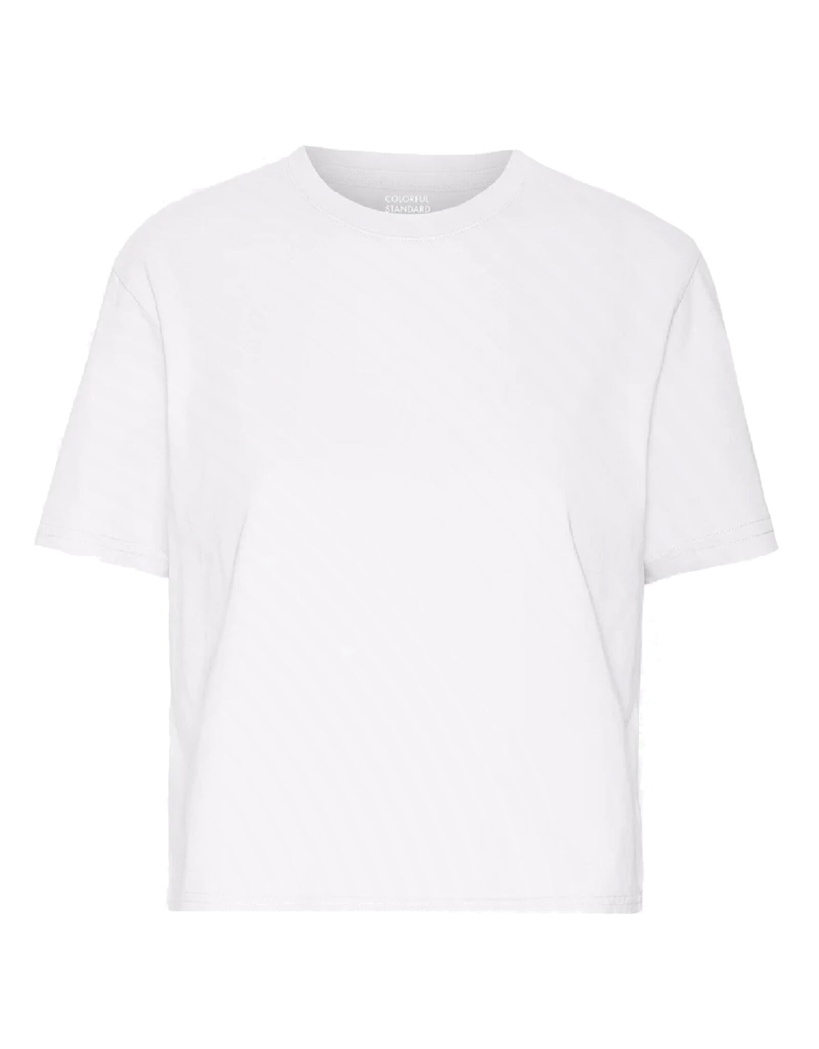 Colorful Standard - Boxy Crop Tee - Optical White