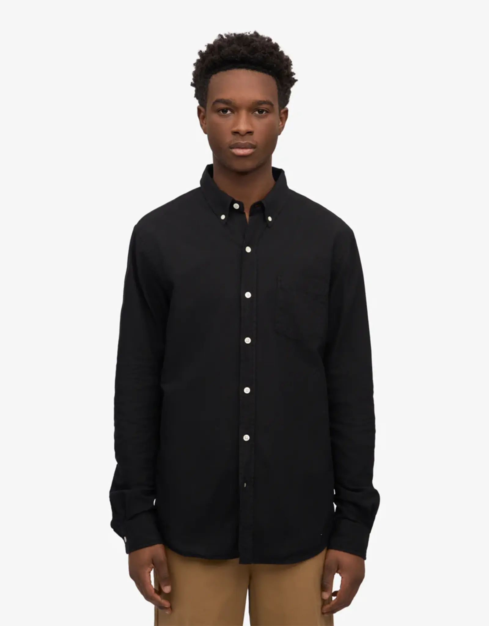 Colorful Standard - M's Organic Shirt - Deep Black