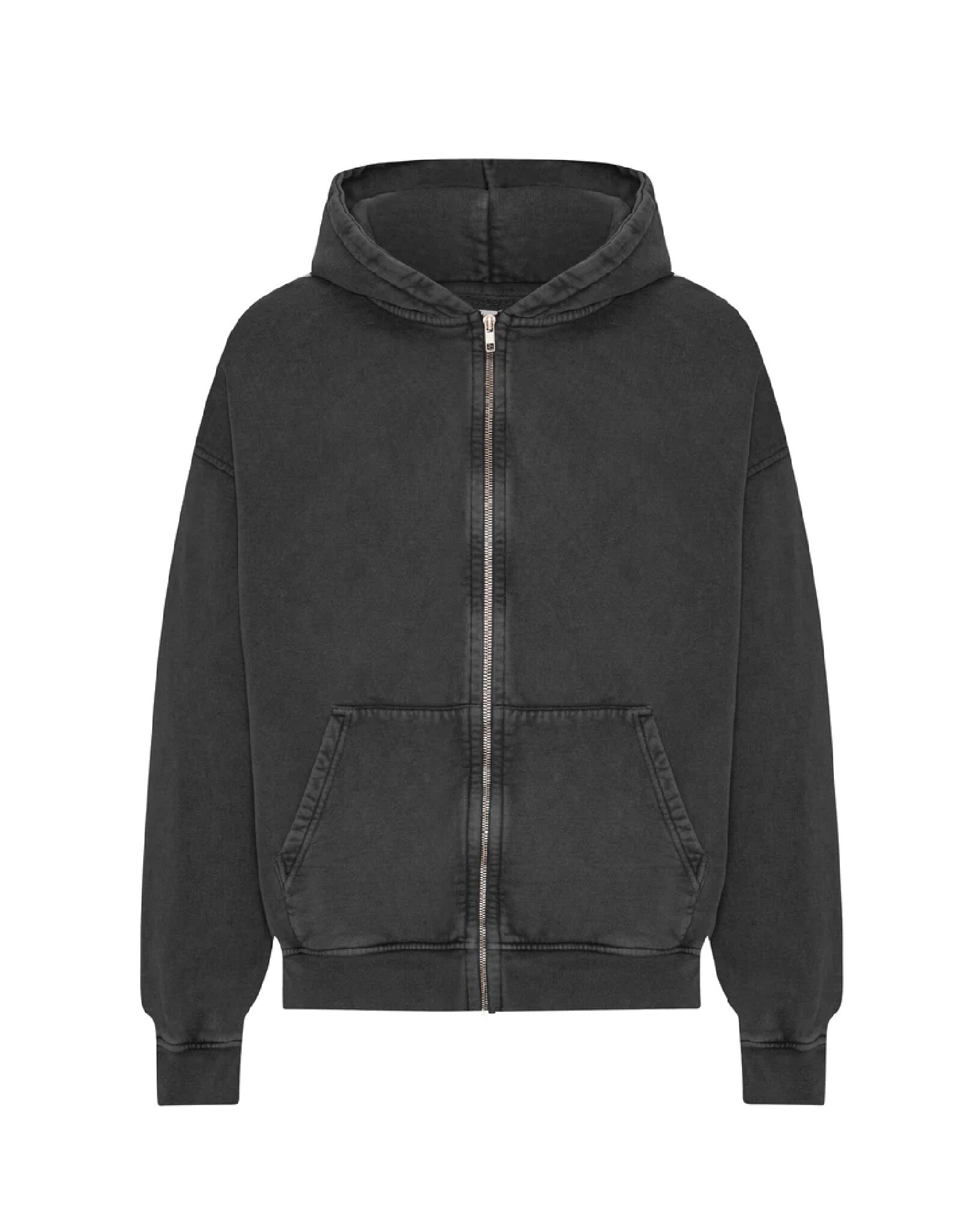 Colorful Standard - OS Zip Hood - Faded Black