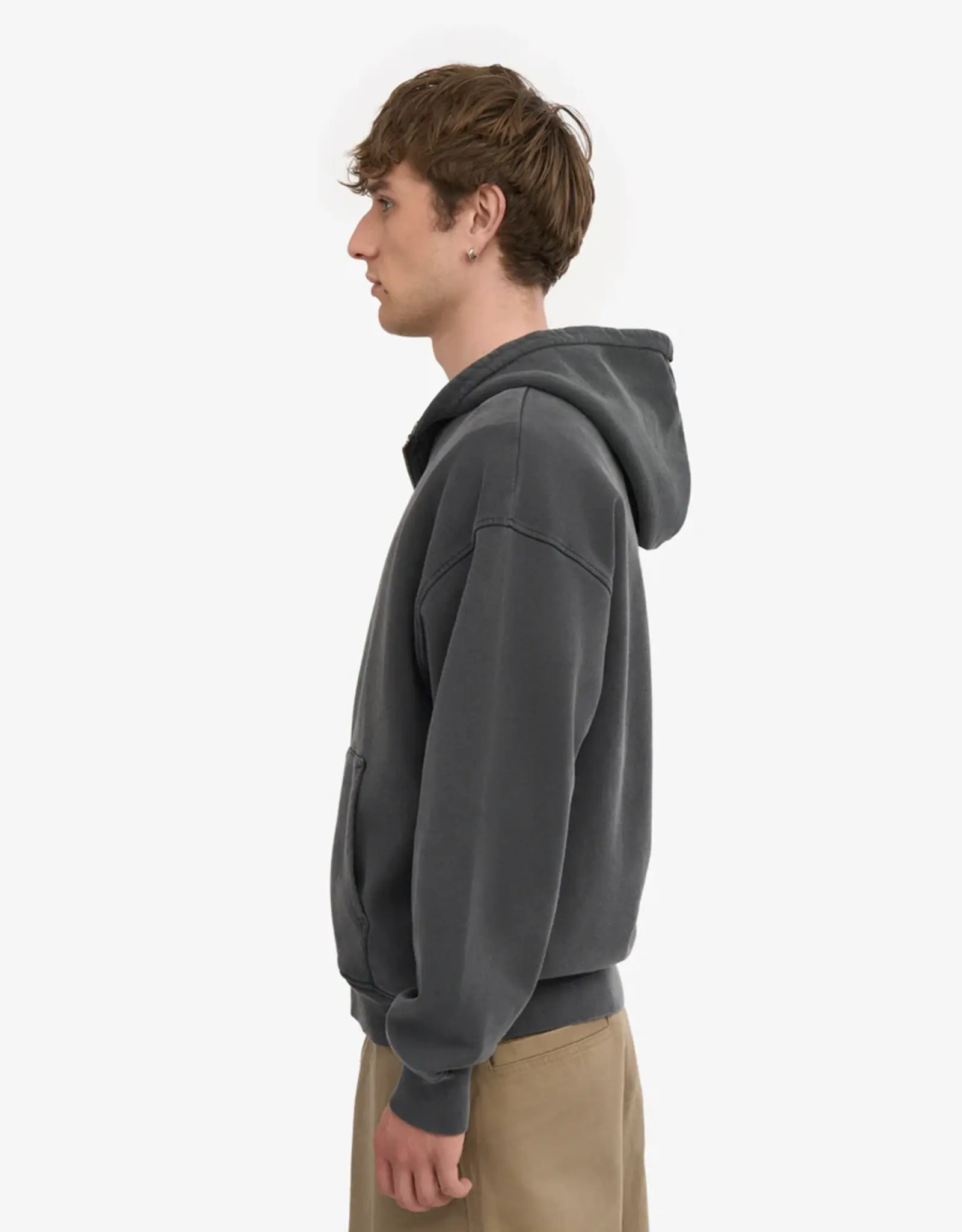 Colorful Standard - OS Zip Hood - Faded Black