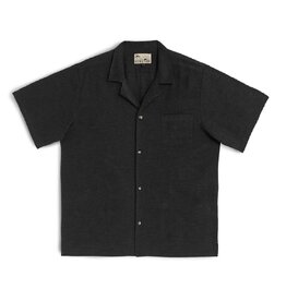 Bather - Linen Camp Shirt - Black