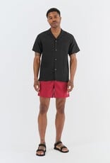 Bather - Linen Camp Shirt - Black