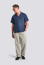 Bather - Linen Camp Shirt - Navy