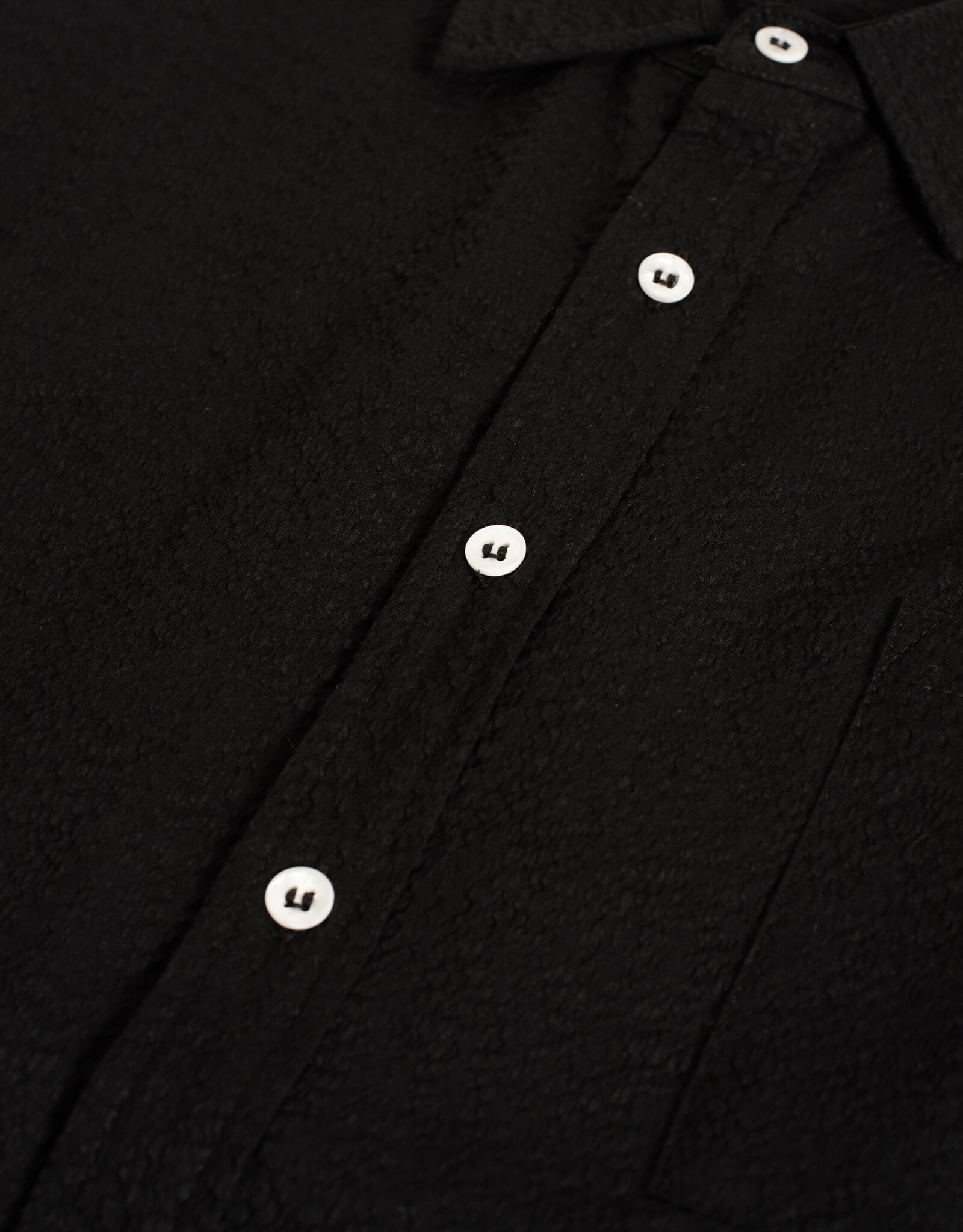 Bather - Ripple Leisure Shirt - Black