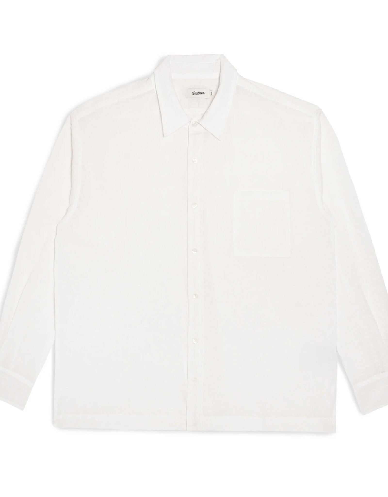 Bather - Ripple Leisure Shirt - White