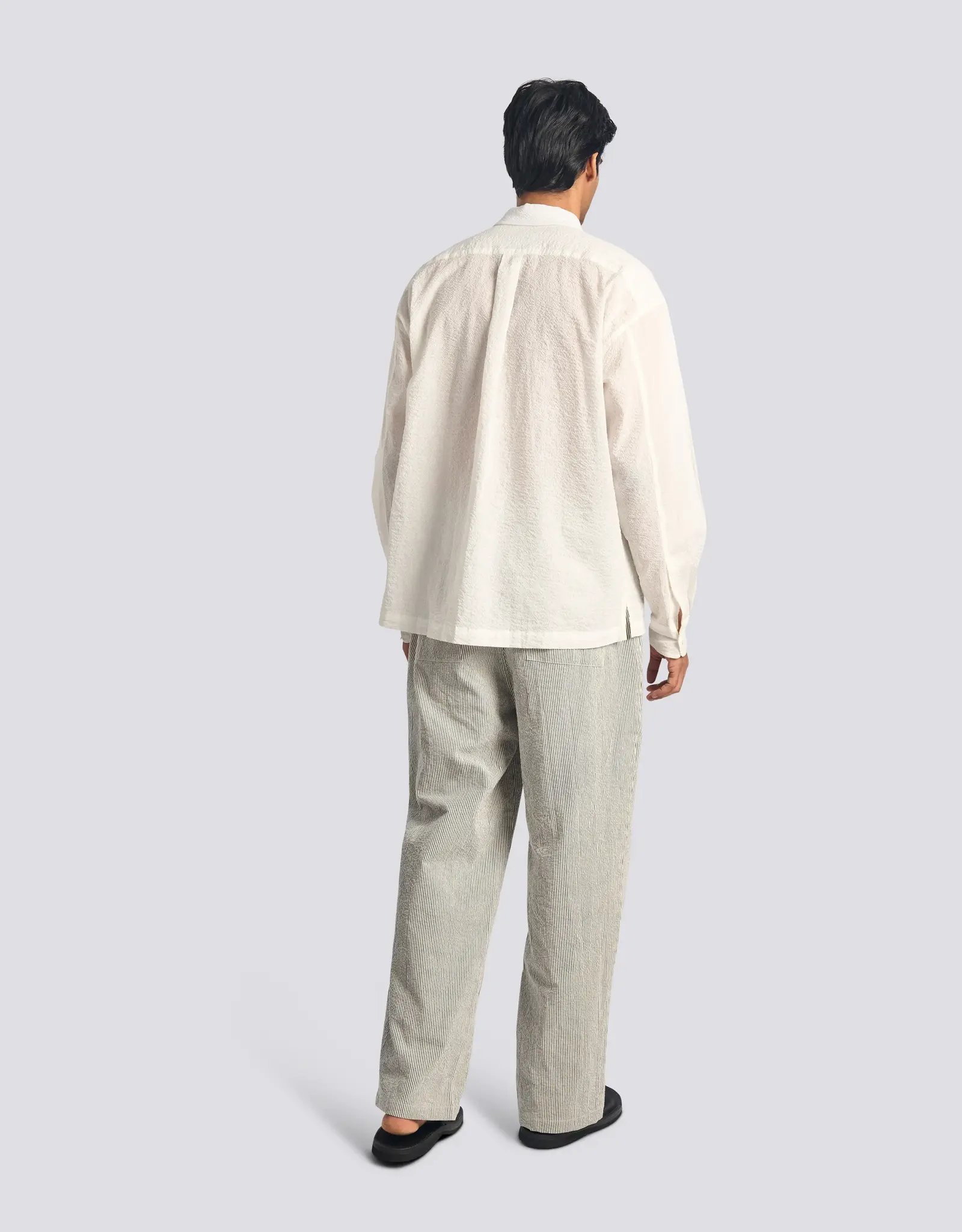 Bather - Ripple Leisure Shirt - White