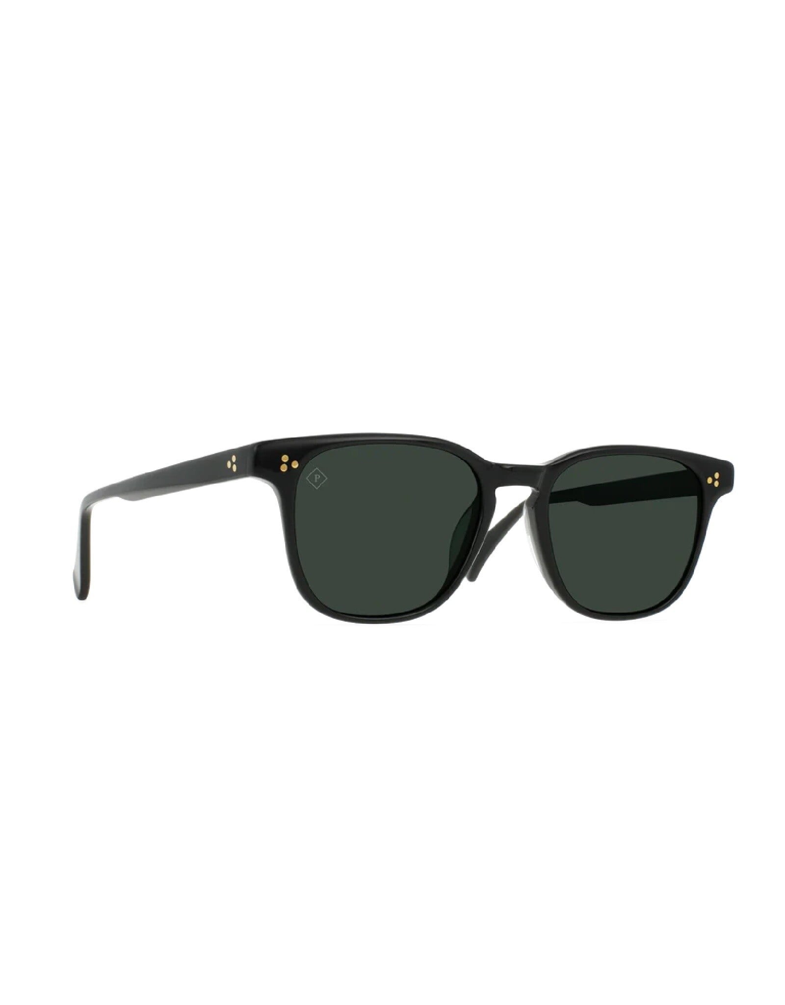 Raen - Alvez 51 - Recycled Black - Green Polarized