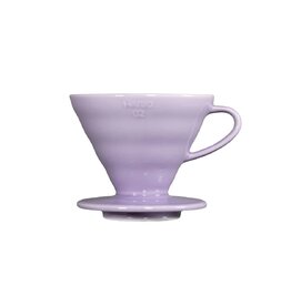 Hario -  V60-02 Dripper - Céramique - Purple Heater