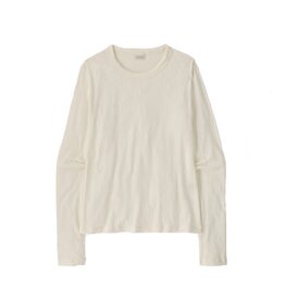 Patagonia - W's LS Rib Knit Top - White
