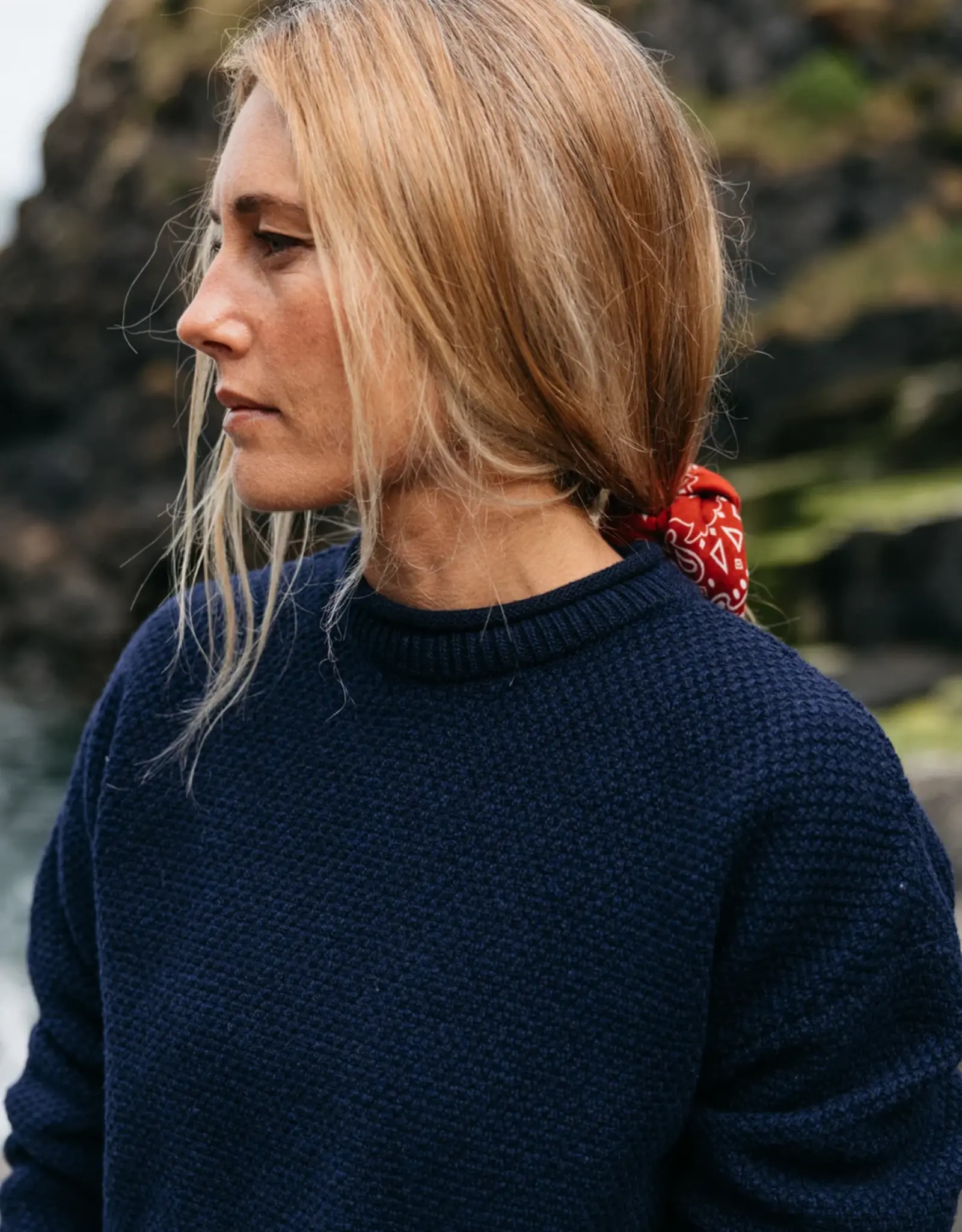 Finisterre - W's Barents Jumper - Navy