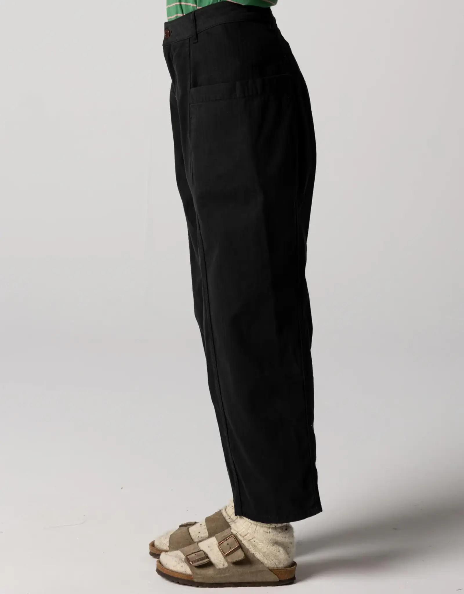 Finisterre - Croft Barrel Trouser - Black