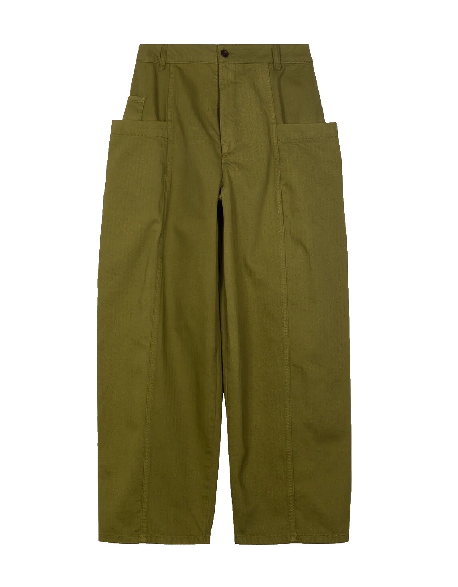 Finisterre - Croft Barrel Trouser - Marsh Green