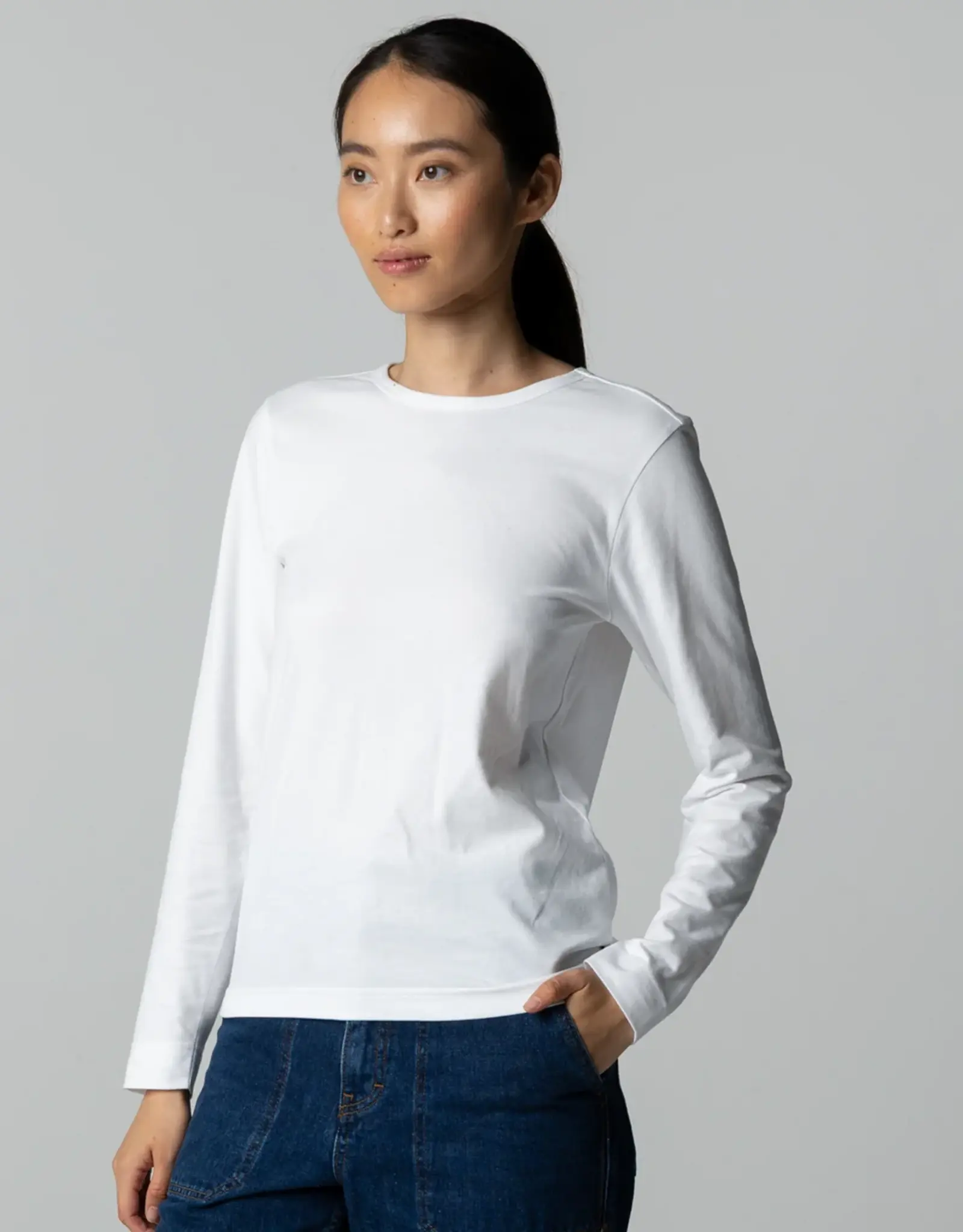 Finisterre - Eldon LS Plain - White