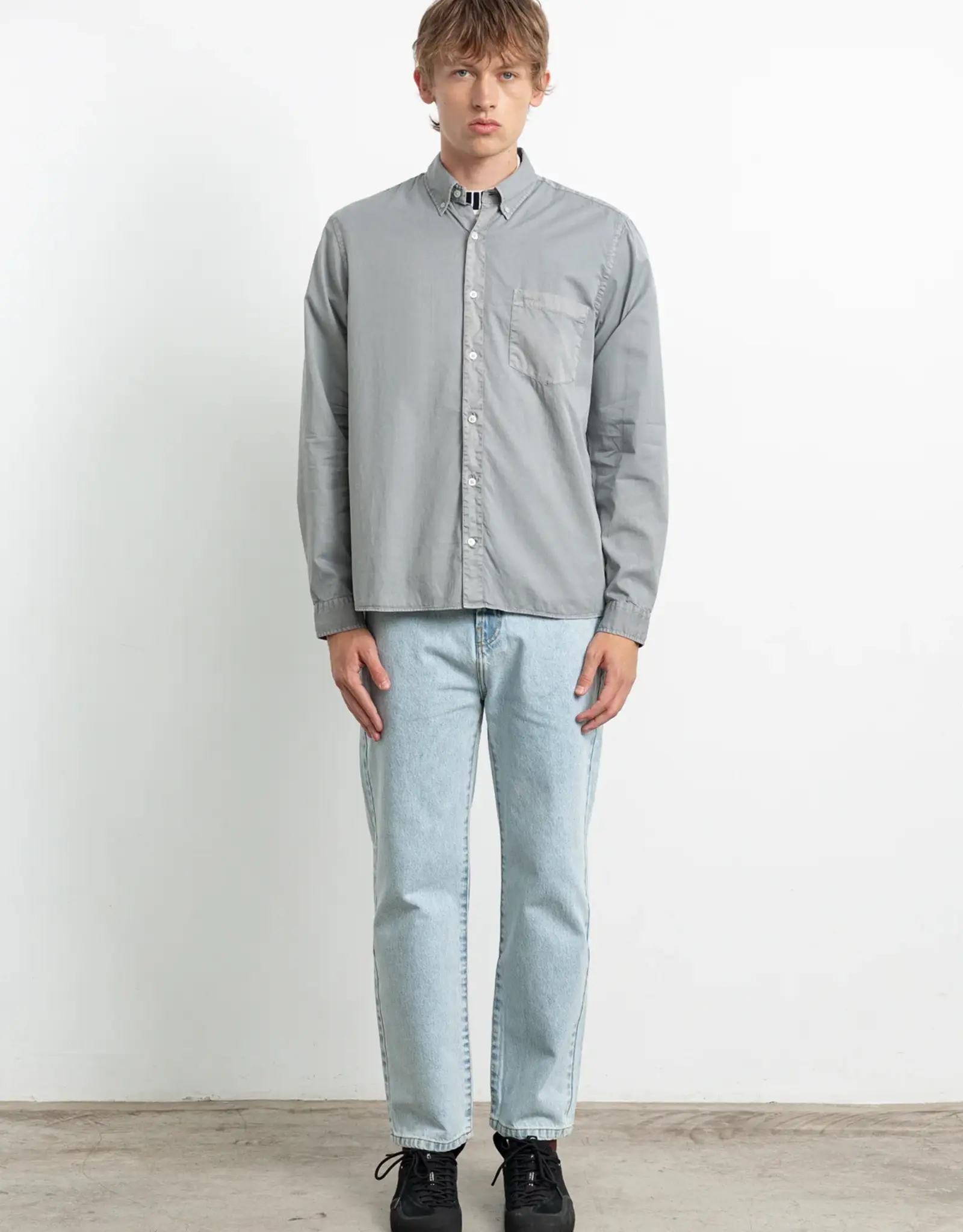Edmmond - Mini Logo Shirt - Grey