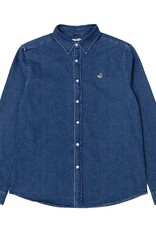 Edmmond - Duck Denim Shirt - Stone Wash