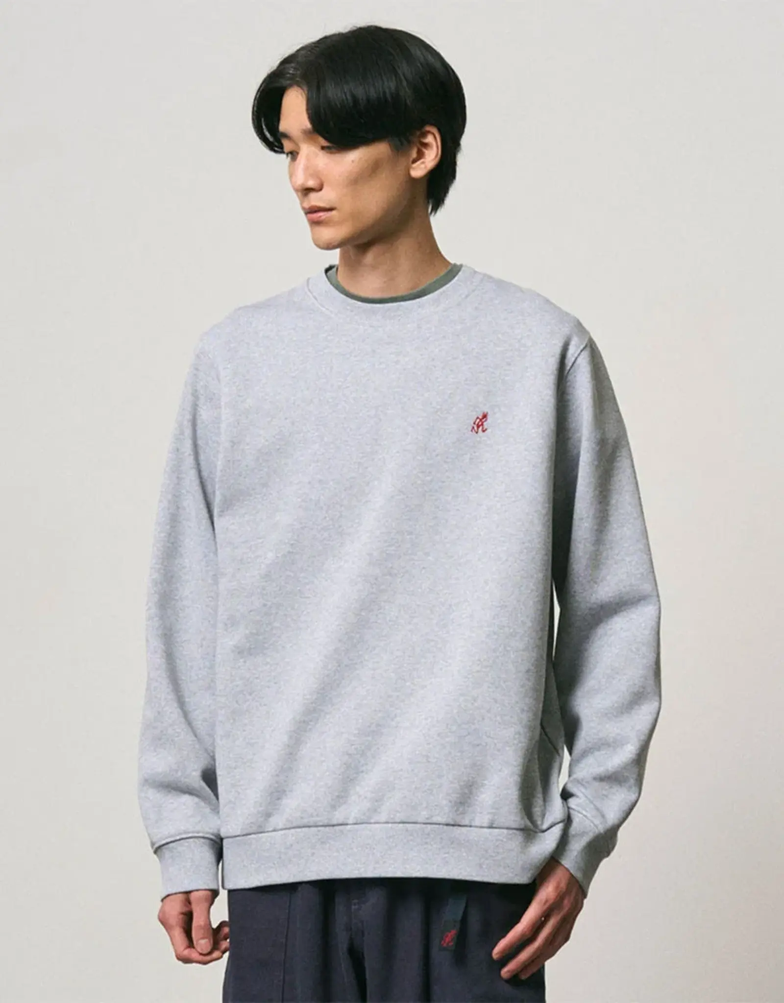 Gramicci - One Point Crew - Grey Heather