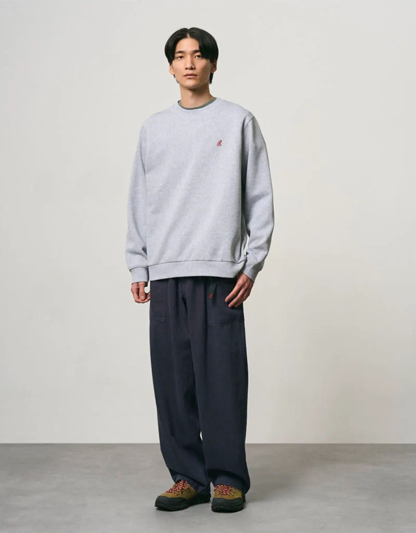 Gramicci - One Point Crew - Grey Heather