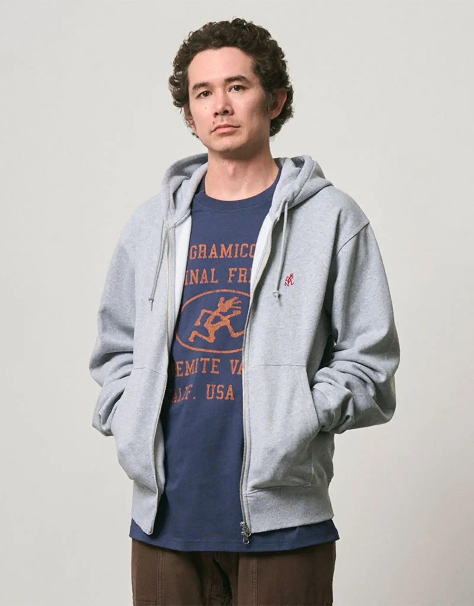 Gramicci - One Point Zip Hood - Grey Heather