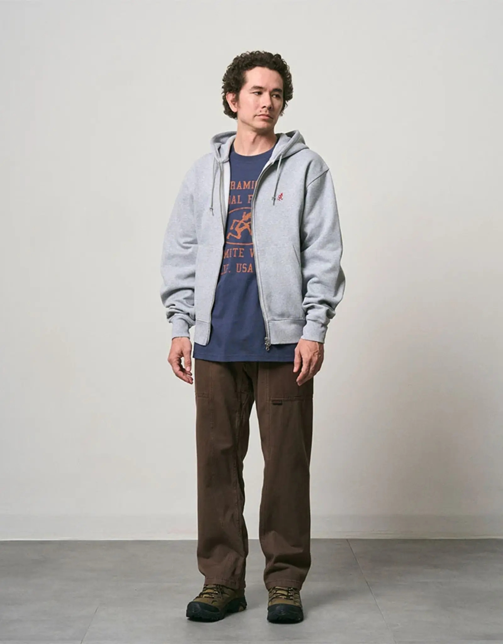 Gramicci - One Point Zip Hood - Grey Heather