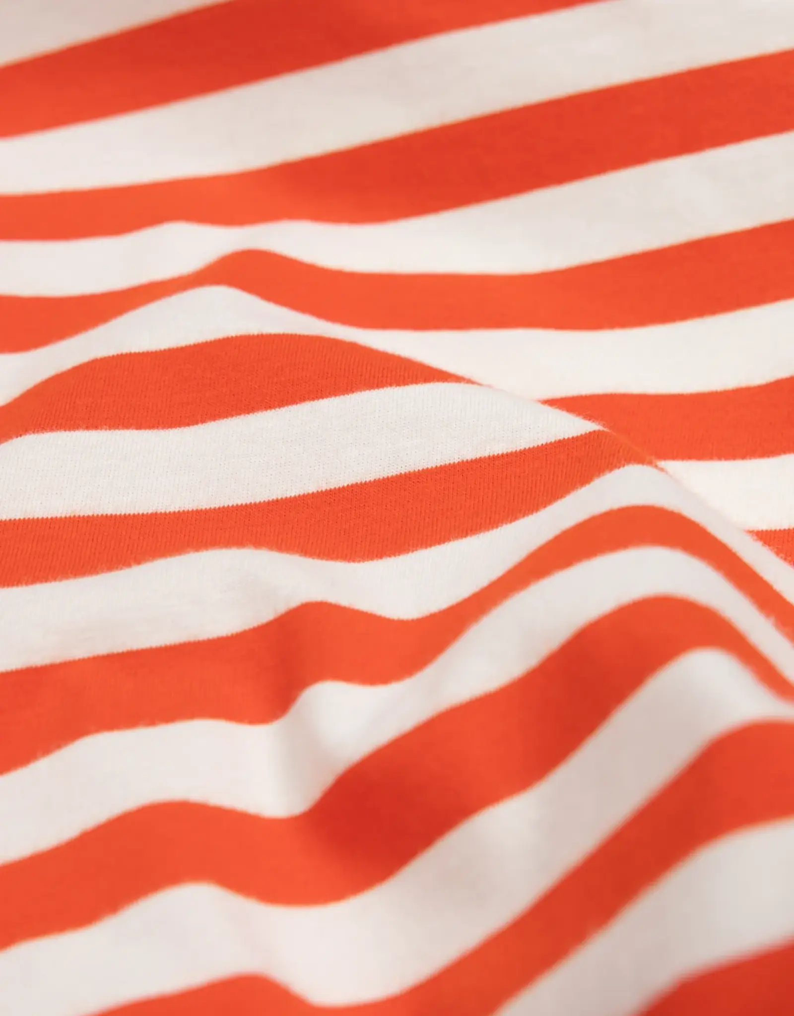 Finisterre - Eldon LS Stripe - Lighthouse Red & Ecru
